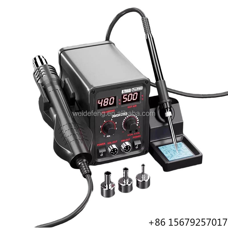 2 In 1 Soldering Rework Station 750W - LED 디스플레이가 장착된 휴대폰 PCB BGA
