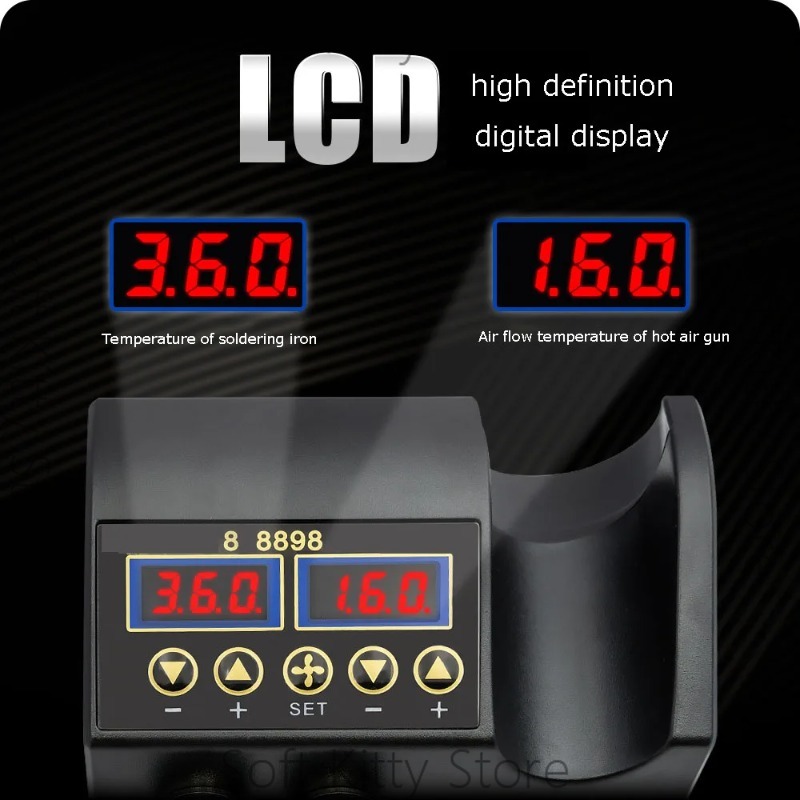 750W 2 in 1 납땜 인두 열풍기 리워크 용접 스 - 2 In 1 Soldering Rework Station 750W 리뷰 및 가격